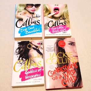 Jackie Collins "Lucky Santangelo" Series Books 6-9 - HARDBACK SIGNED COPY